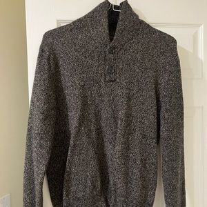 J.Crew mens pull over grey sweater